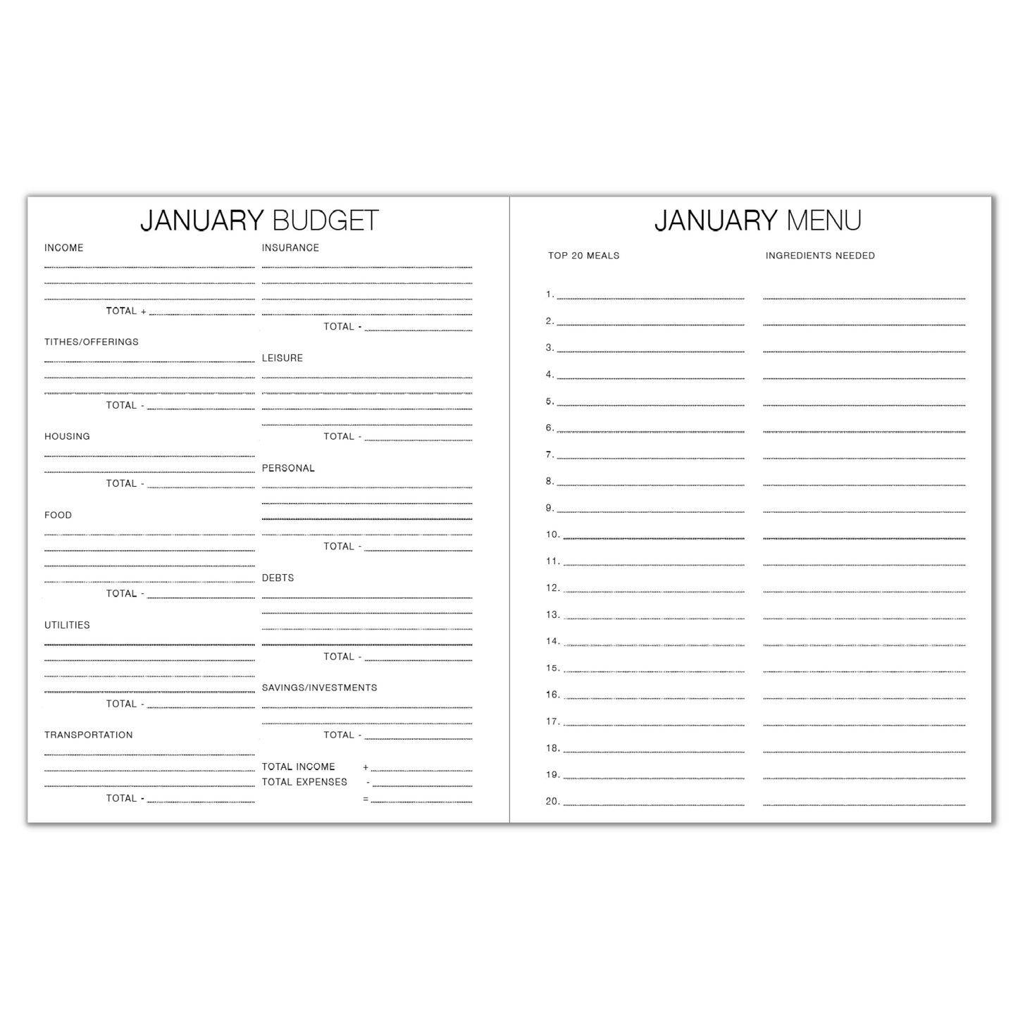 Printable 2025 Purposeful Planner - Weekly