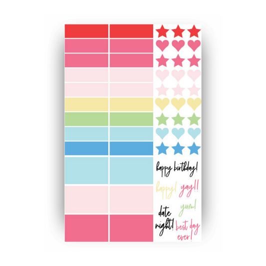 Colorful Sticker Set